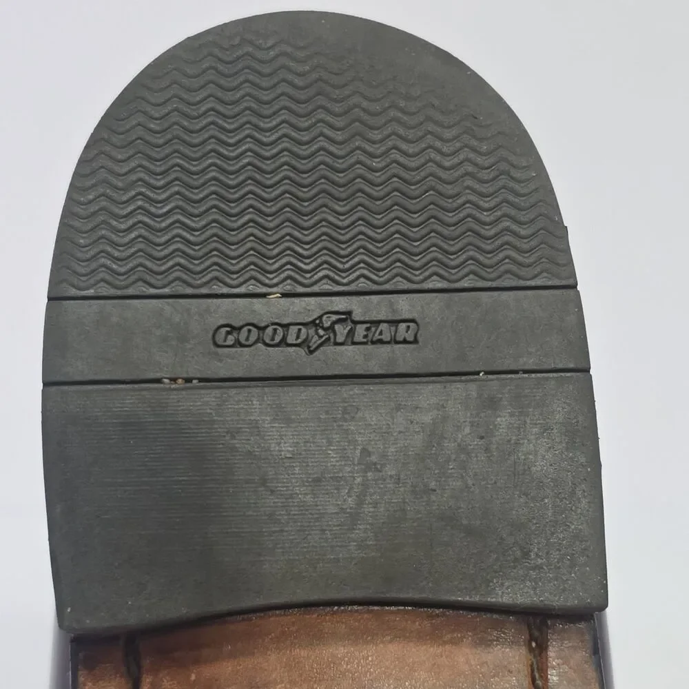 VTG L.L. Bean Penny Loafers Men's Size 9D Burgundy Leather Dress Shoe Slip On